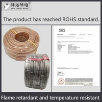plastic wrapping stranded copper wire transparent soft ground earthing cable connection conductive tape 2 5 4 6 10 square