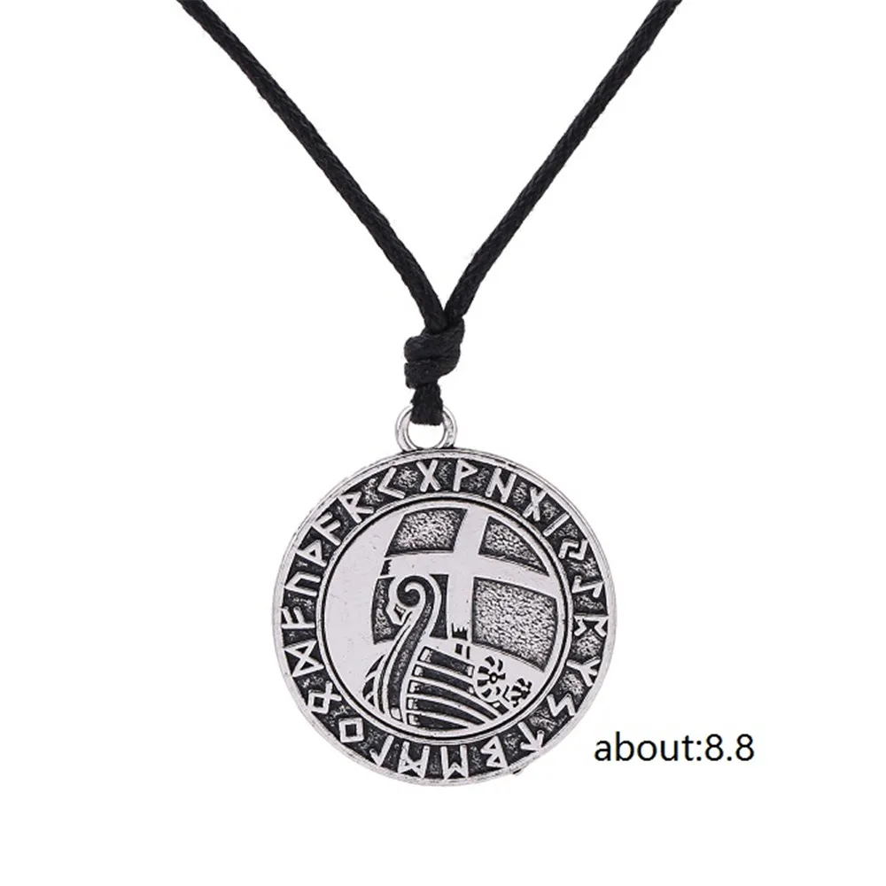 Религиозный супернатуральный крестовый поход LIKGREAT круглый кулон ожерелье руны