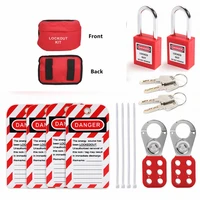 lockout tagout kit safety lockout padlocks loto hasps lockout tagout tags loto locks set electrical lock out tag out kits