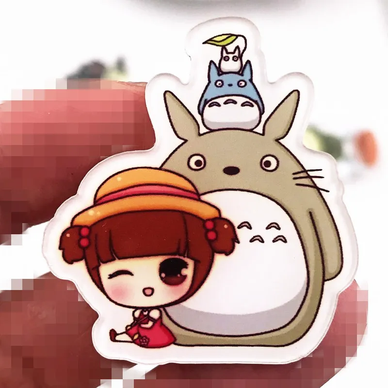 1 шт. МИЛЫЙ Тоторо с иконой для девочки акриловая брошь значок мультяшного