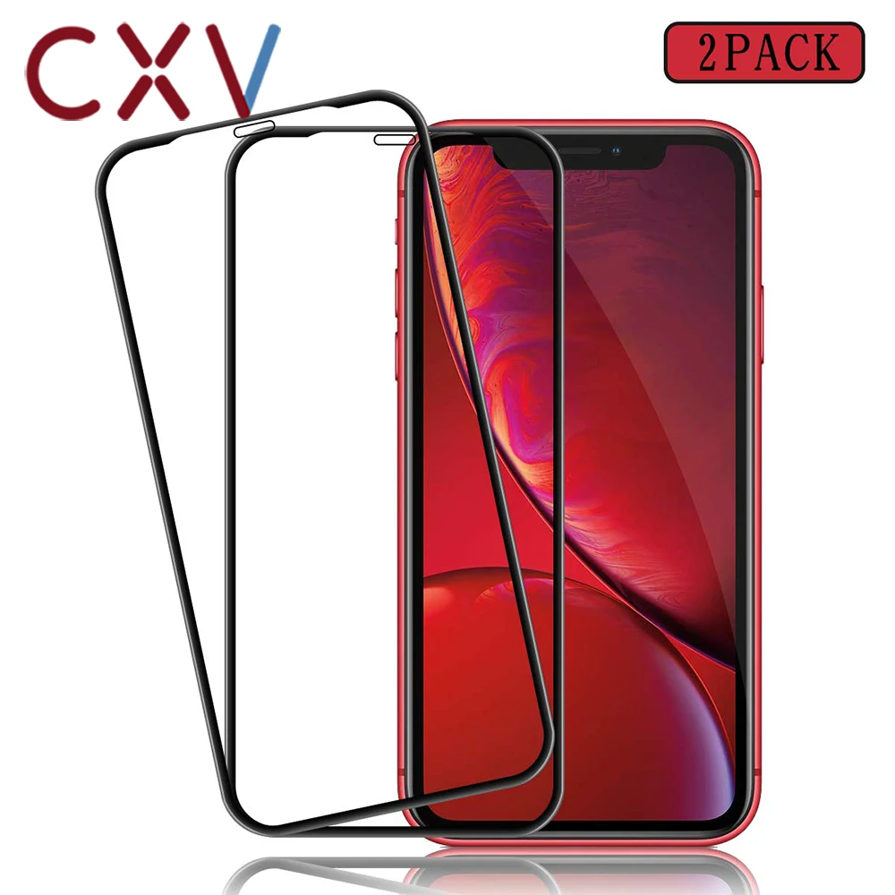 2 шт iPhone XS MAX XR X Защитное стекло для экрана 7 8 Plus защитное на 5 5S 6 закаленное полное