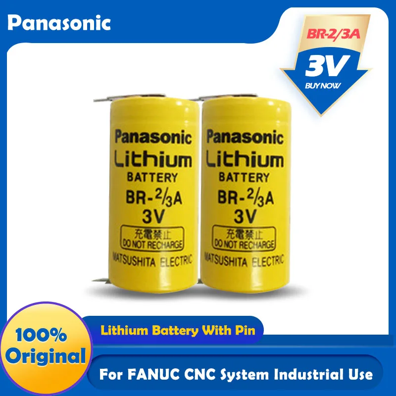 Оригинальный аккумулятор Panasonic BR 2/3A 3V BR2/3A BR2/3AE2P литиевая батарея для