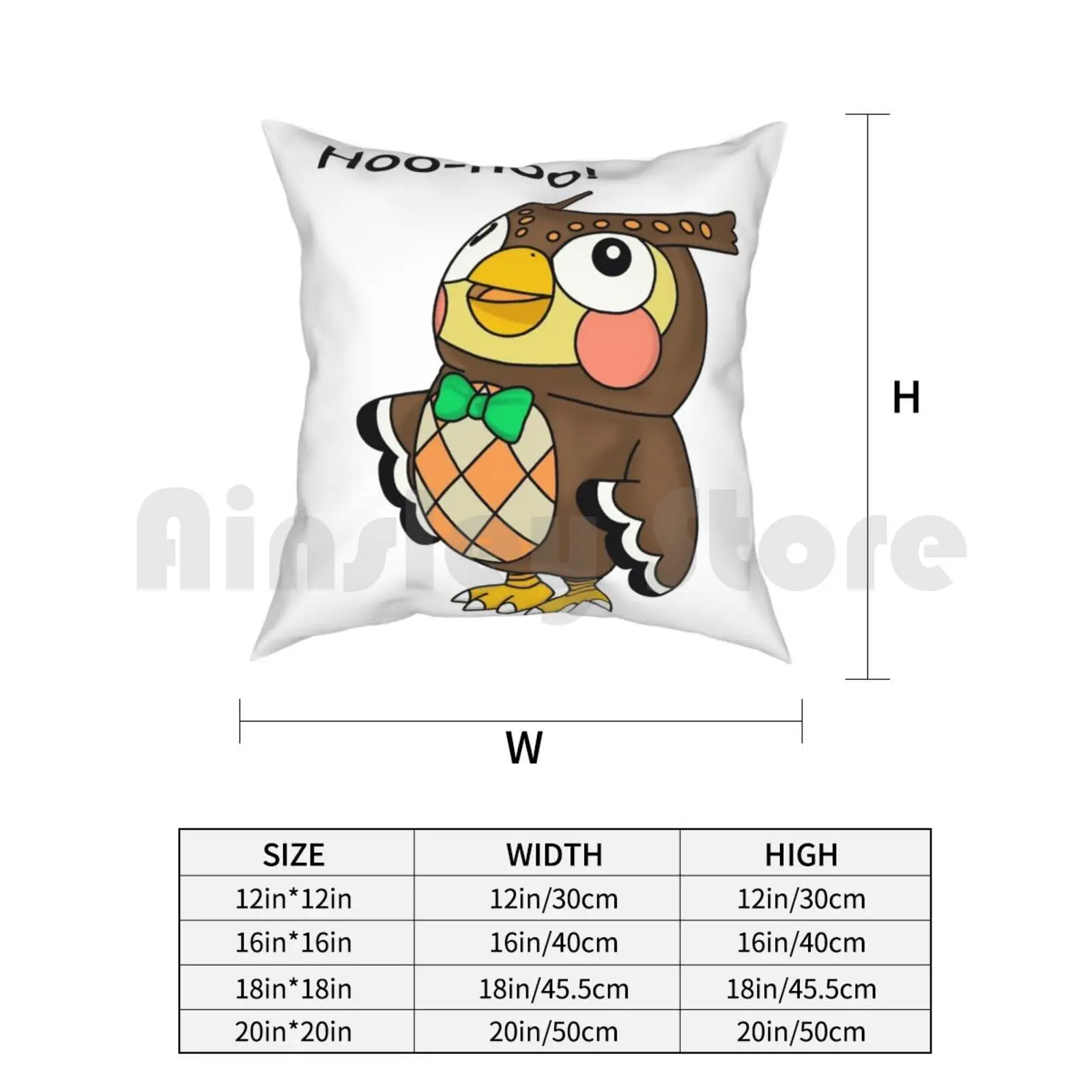 Чехол для подушки с рисунком совы животных: новые горизонты