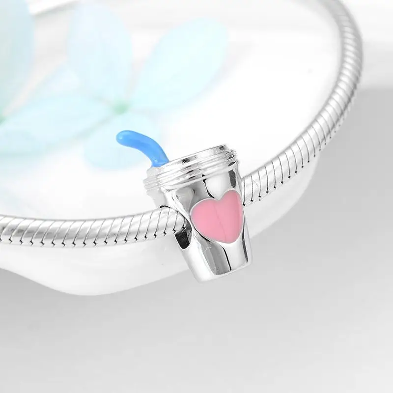 Подходит к оригиналу Pandora браслет с шармами бусины из стерлингового серебра 925