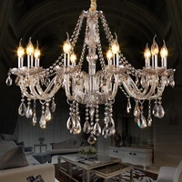 modern crystal chandelier k9 crystal 110240v lustres de cristal chandelier for living room or bedroom lighting lustre para sala