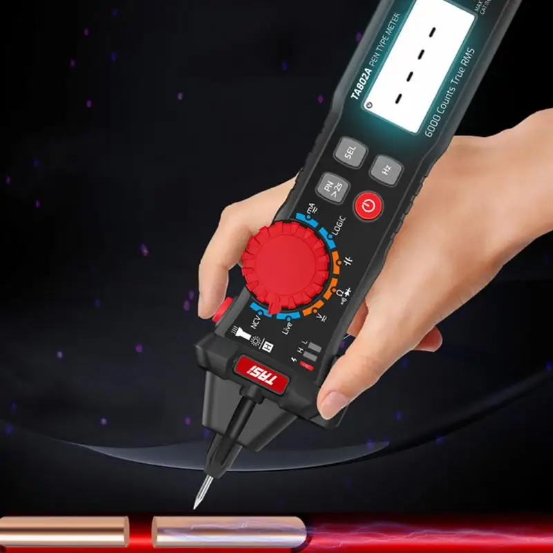 

1 Set Portable Professional Voltage Current Meter Pen Type Multimeter Automatic Multimeter