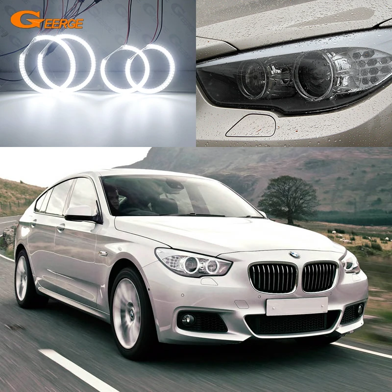 

Для BMW 5 Series GT F07 535i 550i 2009-2013 ультра яркий SMD комплект светодиодов «глаза ангела» Halo кольца Дневной светильник аксессуары для автомобиля