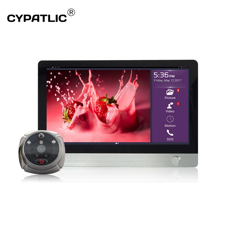 Беспроводная Wi Fi камера deurbel met цифровая magic eye с датчиком движения для домашней