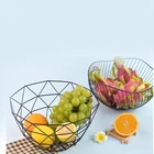 Нордическая креативная Минималистичная корзина для фруктов для гостиной, креативная сливная корзина для фруктов, домашняя железная корзина для фруктов, корзина для хранения, Органайзер