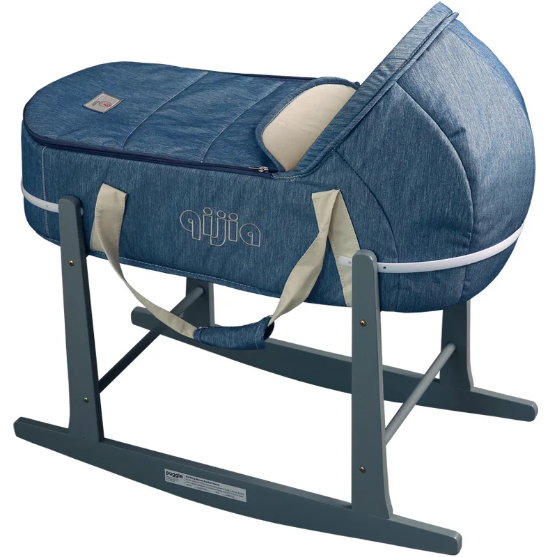

Portable baby carrier crib bb bed carrier foldable and reinforced travel car baby bed cradle