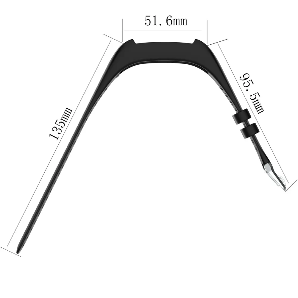 Ремешок сменный из мягкого силикона для смарт-часов Polar M600 8 цветов | Электроника