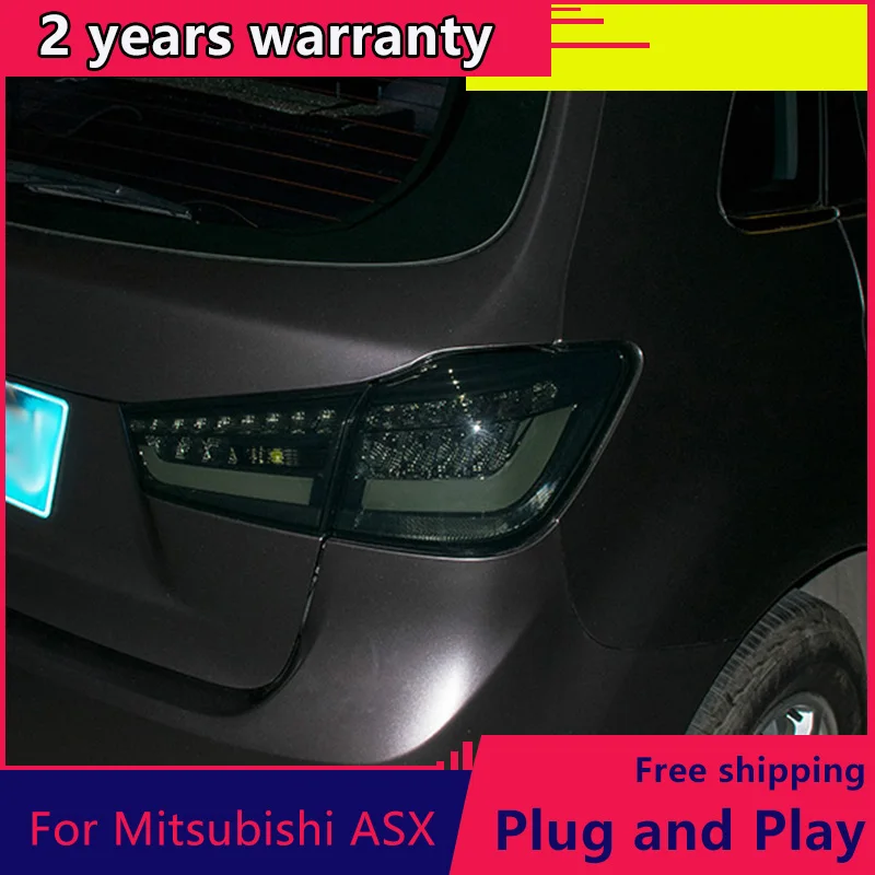 

KOWELL Car Styling for Mitsubishi ASX Taillights New ASX LED Tail Lamp Outlander EX LED Rear Lamp DRL+Brake+Park+Signal ledlight