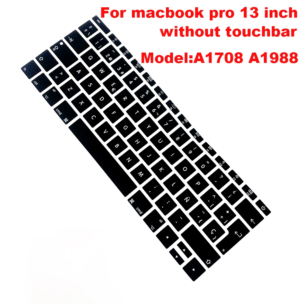 Spanish EU-Enter EU-Key Keyboard Cover Protector for Macbook Pro 13Air 11 12 15 touch bar A1706/A1466/A1707/A1990/A2159/A1932