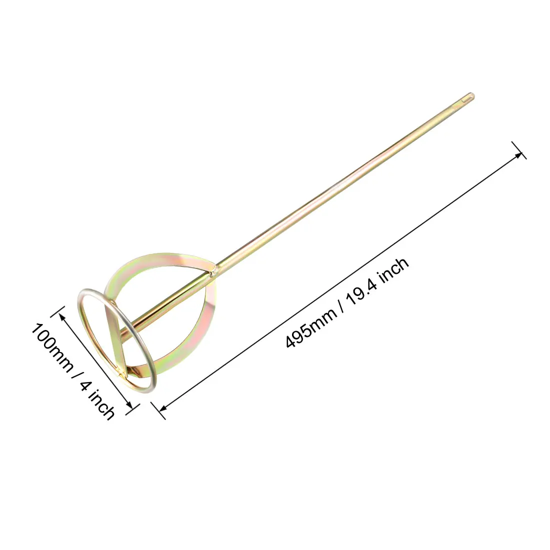 Смеситель для грязи uxcell диаметром 100 мм Инструмент гипсокартона с цементным