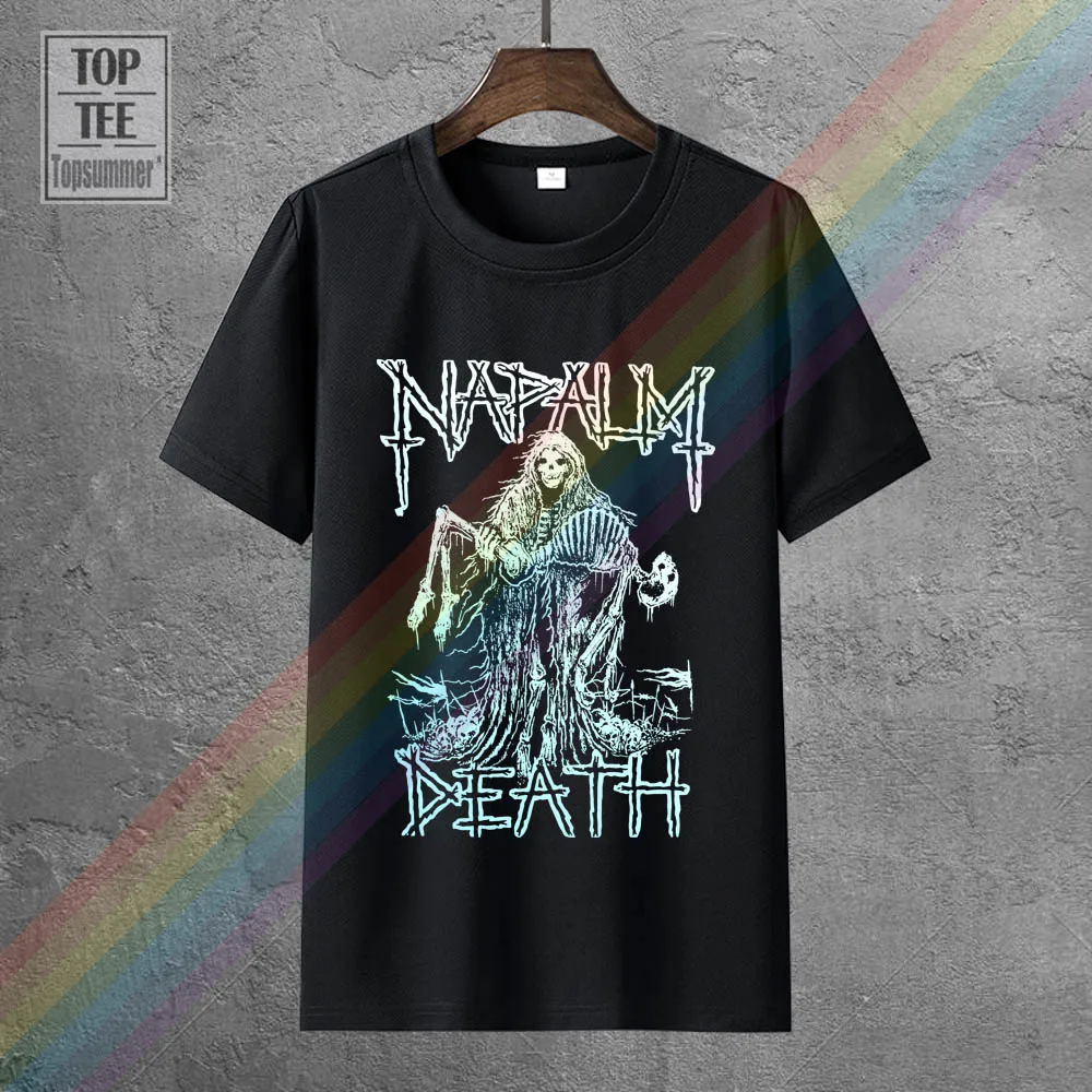 

Napalm Death Reaper Official T Shirt Heavy Metal New S M L Xl 2Xl Cotton Loose Short Sleeve Mens Shirts