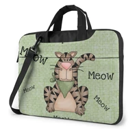 meow laptop bag case fashion business computer bag clutch shockproof laptop pouch