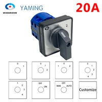 electric 234 position 8 terminals rotary cam changeover switch with screws useful tool 660v 20a lw28 20 lw26 20 ymw26 series
