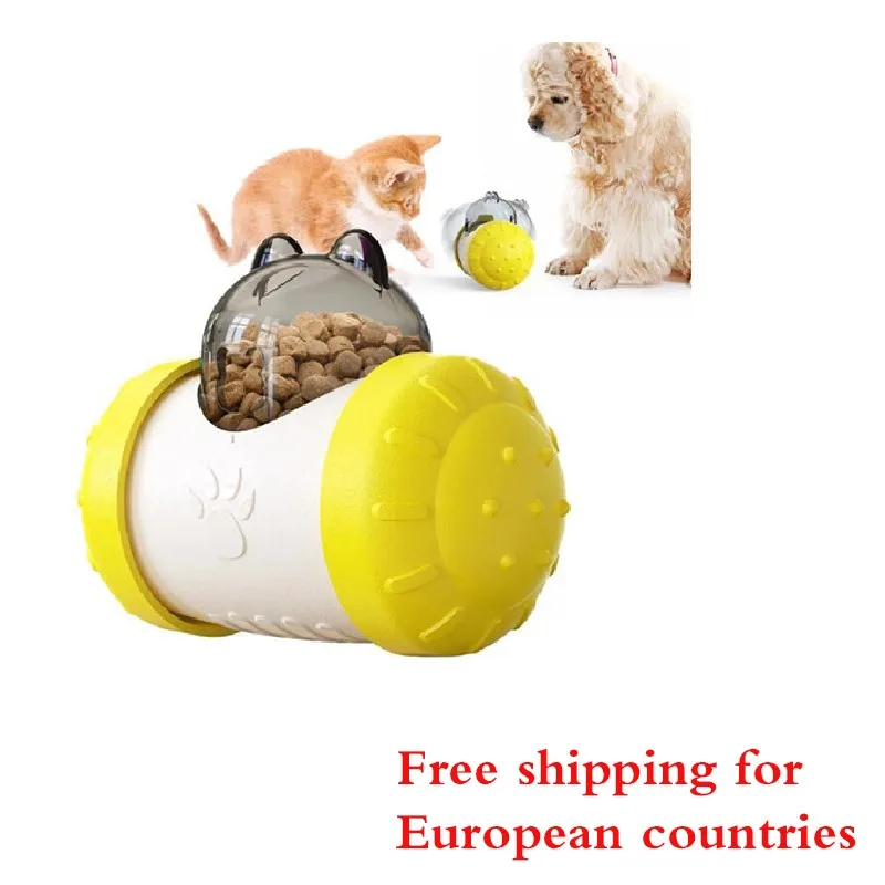 

Домашних животных жевательные игрушки для кошек Собака утечки Еда мяч Развивающие боковых зубов очиститель стакан Жевательная интерактив...