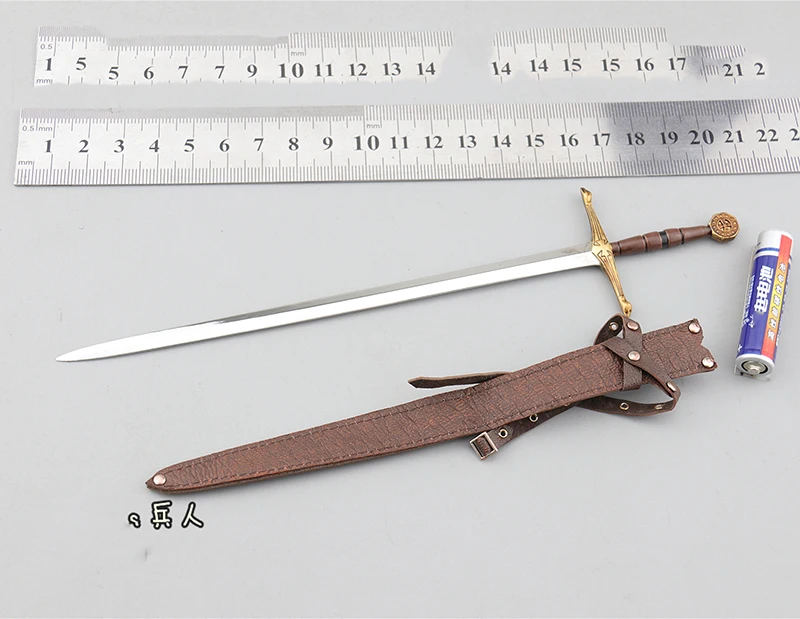 

1/6 Scale PL2020-172A Metal Long Sword Model with Cover for 12''Body Accessories DIY