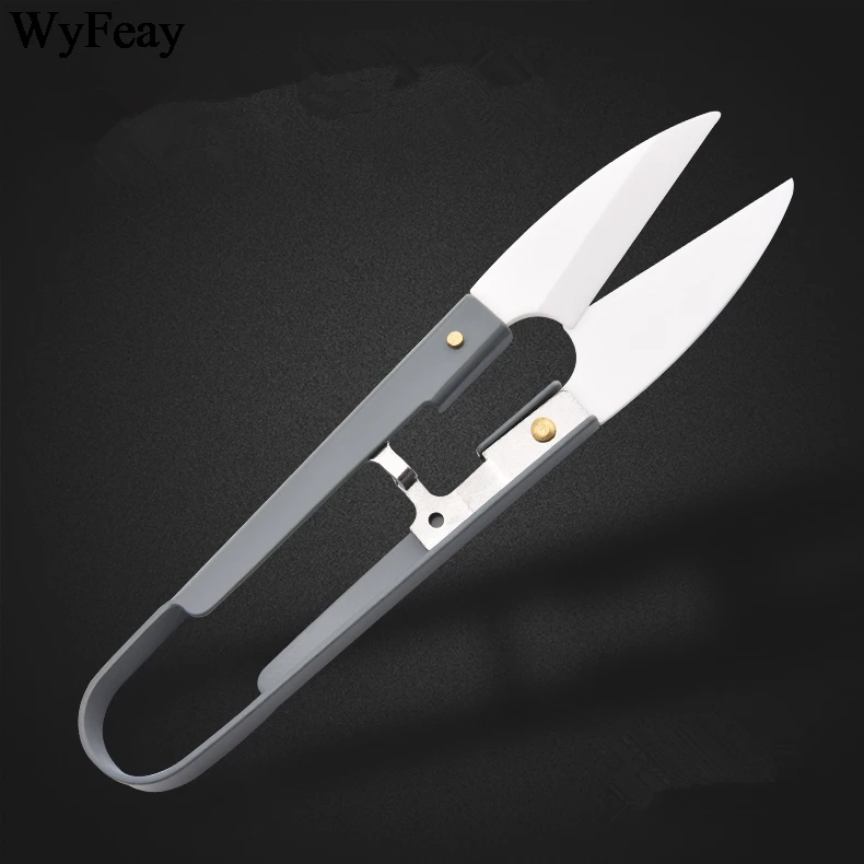 Керамический нож U образной формы ножницы для вышивки крестиком нить головка