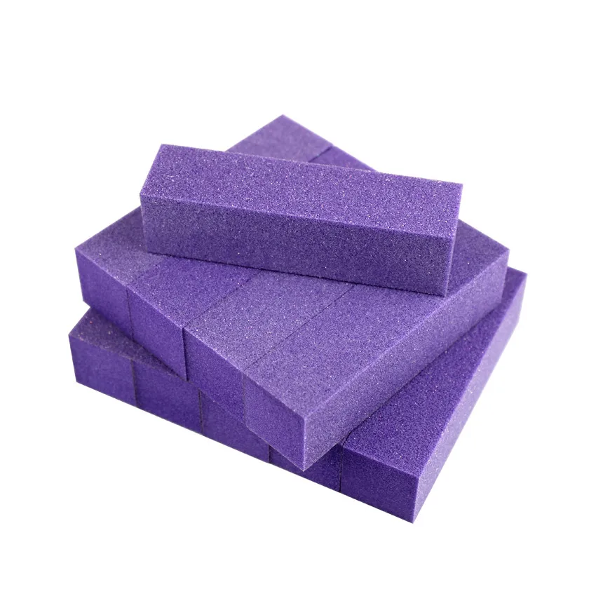 

10Pcs/Lot Purple Buffing Acrylic Nail Art Sanding Block Files Pedicure Manicure Buffer Nail File Nail Art UV Gel Tools System