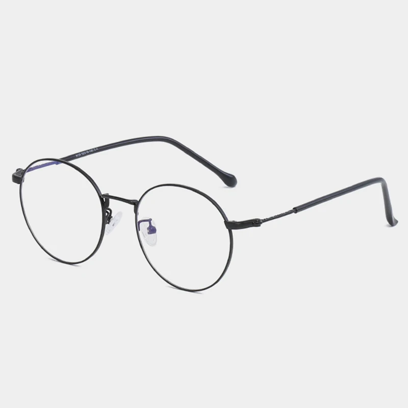 Round Metal Finished Myopia Eyeglasses Optical Men Women 2019 Student Prescription Reading Glasses Casual Decorative Spectacles |