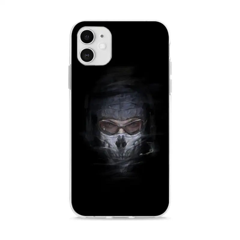 

Call of Game Duty for Men Fundas Coque Case for IPhone 12 11 Pro Max XR X XS XR 7 8 6s Plus SE 2020 Cover Transparent Shell