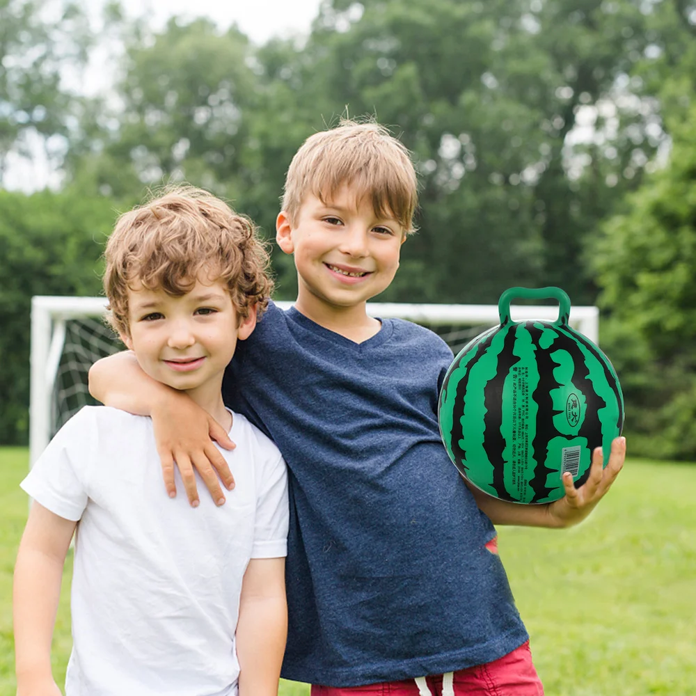 

3pcs Inflatable with Handle Watermelon Shape Balls Interesting Kid