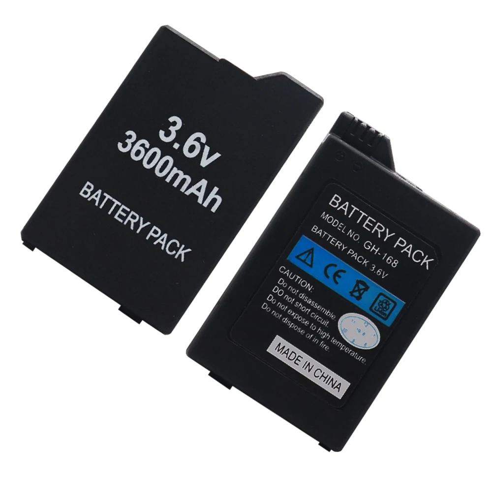 2шт 3600mAh 3 6 V литий ионный аккумулятор Замена для Sony PSP 2000/3000 S110 консоль|Батареи| |