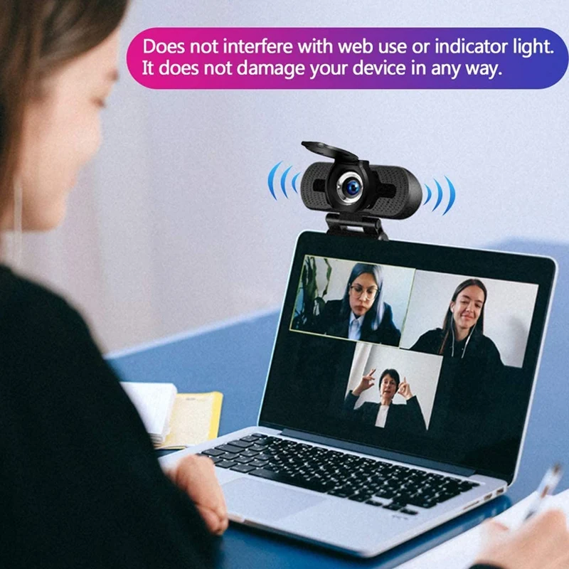 

Webcam Lens Cover, Webcam Privacy Shutter Protects Lens Cap Hood Cover with Strong Adhesive, Protecting Privacy (3 Pack)