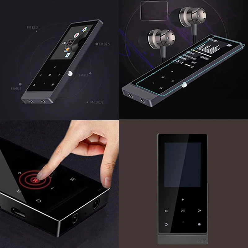 Benjie мини музыкальный MP3 плеер без потерь 8 Гб памяти с fm-радио Диктофон SD слот для карты портативный аудио плеер MP3