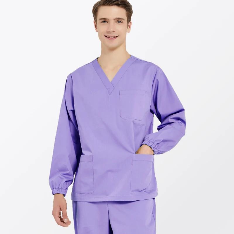 Медицинская Униформа с длинным рукавом и V-образным вырезом | Тематическая одежда