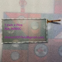 original 7 inch 4 pins touch screen glass digitizer for alpine iva w900c 520c w502e w200 car radio audio player gps navigation