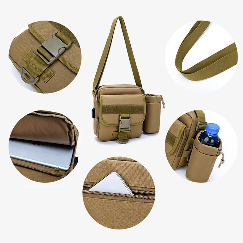 Военный тактический рюкзак для охоты туризма рюкзаки с Usb портом армейские