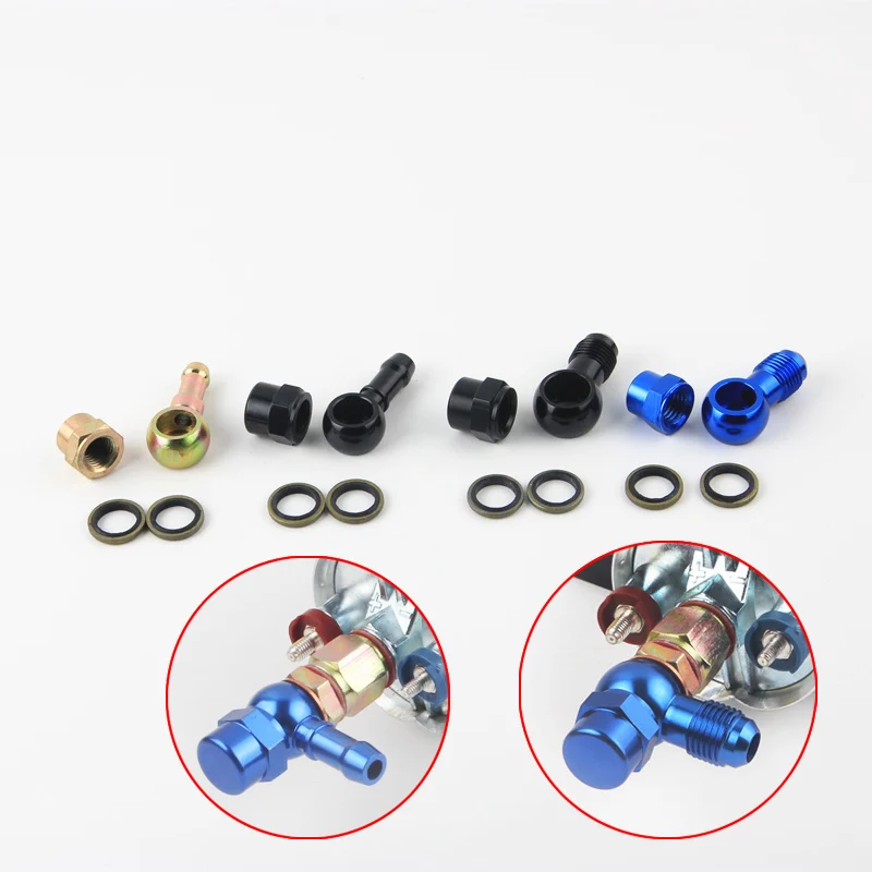 Алюминиевый фитинг для топливного насоса 0580254044 переходник с нажимным выходом Banjo