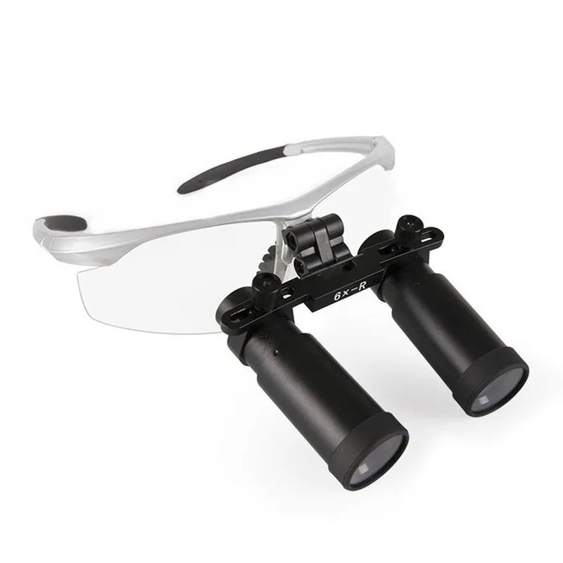 

High Quality Medical Magnifying Glasses 6.0X-R Binocular Magnifier Dental Surgical Loupes 3 Color Option