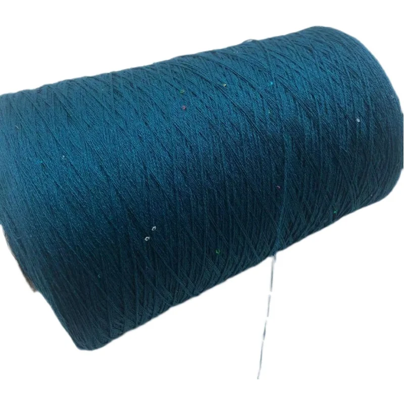 

500g 6# Sequin Linen Yarn for hand knitting Crochet lace yarn to knit Twist silk line threads DIY handmake Crocheting