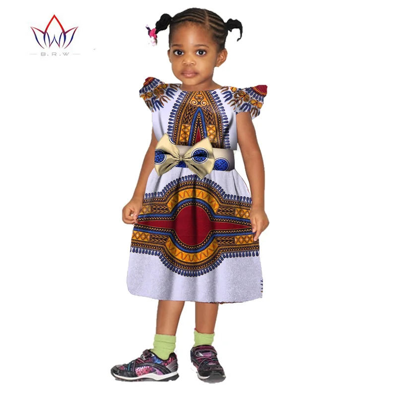 

2021 African Clothing Dashiki Autumn Girl Clothes Kids Baby Girl Dress Children Flower Gilr Dresses Free Shipping None BRW WYT12