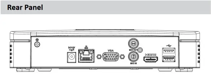 Dahua NVR NVR2104-4KS2 4CH NVR2108-4KS2 8CH 4/8 Channel Smart 1U Lite 4K H.265 сетевой видеорегистратор для ip-камеры Dahua