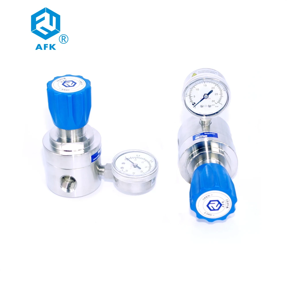 Газовый регулятор высокого давления водорода из нержавеющей стали 1/2NPT F|pressure gas