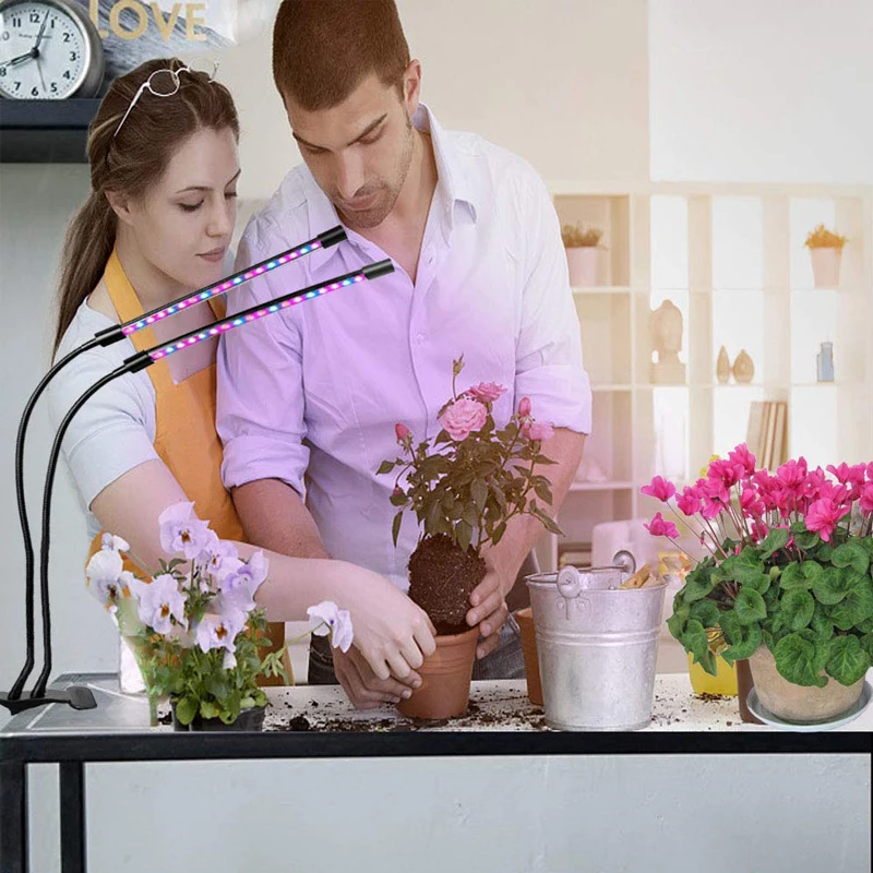 Светильник для роста растений с 2/3 головками двойная Тройная лампа выращивания