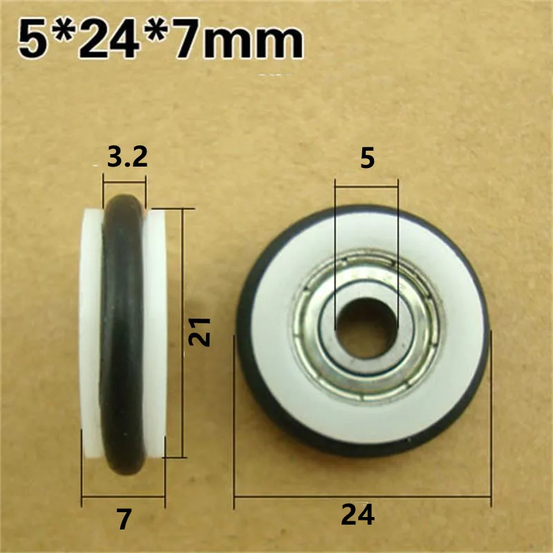 20 шт./100 шт. 5*24*7 мм уплотнительное кольцо с мягким резиновым покрытием рыболовное