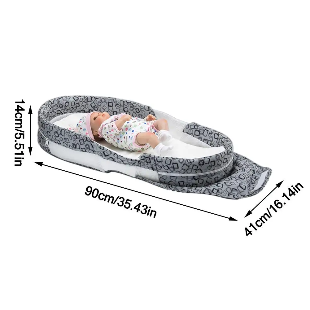 Переносная съемная и моющаяся Колыбель для новорожденных мягкая хлопковая