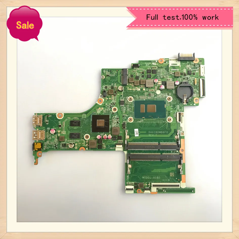 

Laptop Motherboard DAX1BDMB6F0 TPN-Q159 For HP 15T-AB100 15-AB Series 830603-001 830603-601 940M/2GB i7-6500U Fully Tested