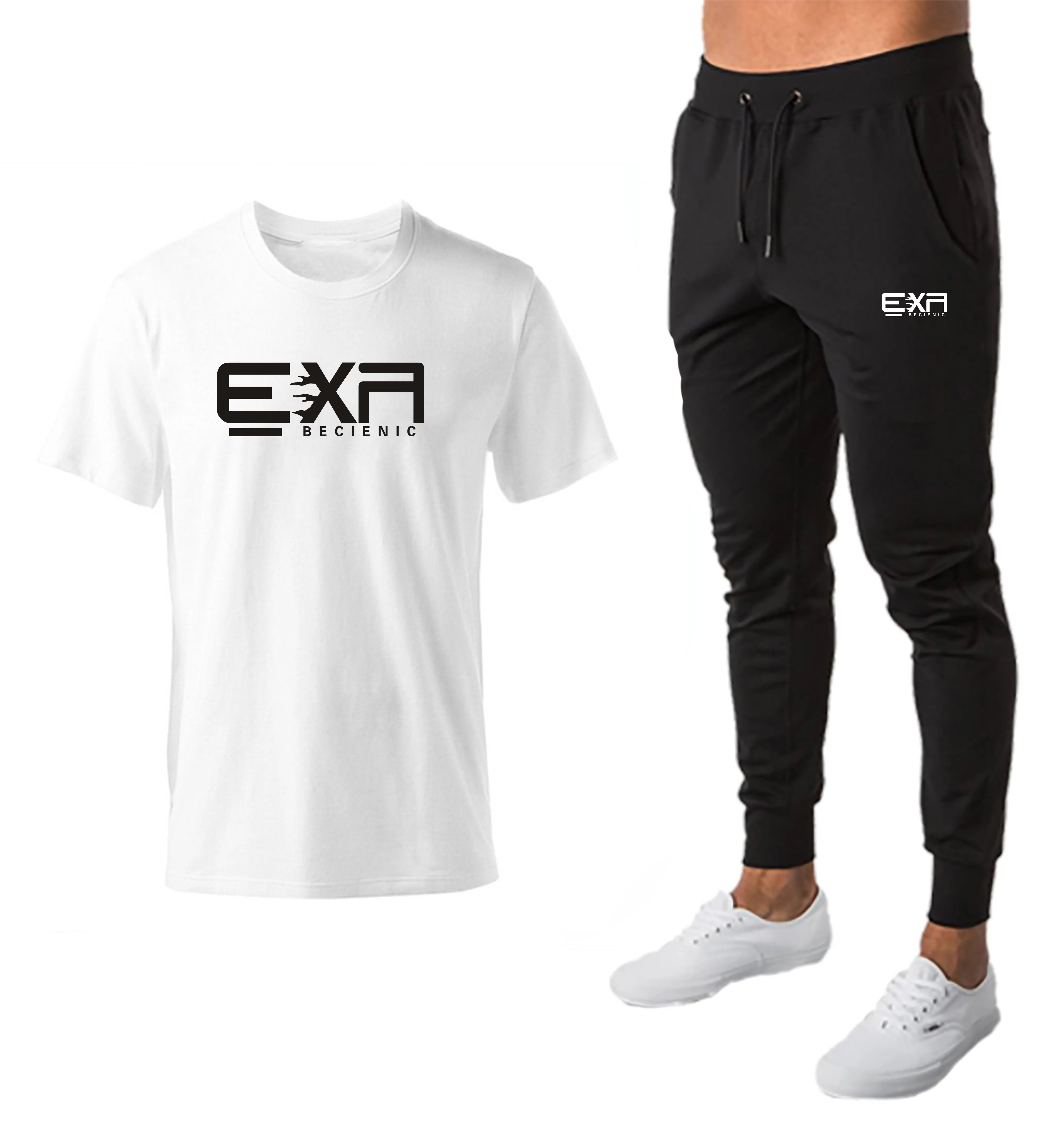 Мужские спортивные костюмы костюм для бега быстросохнущие мужские фитнеса