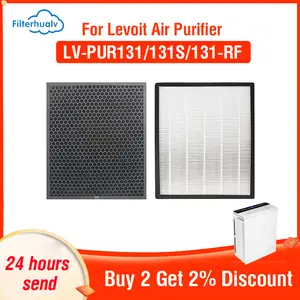 Filterhualv H13 Levoit Hepa Filter LV-PUR131 PM2.5 Hepa Filter Levoit LV- PUR131-RF Activated Carbon Filter for Levoit LV-PUR131S - AliExpress
