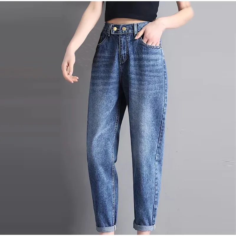 теплые штаны женские women pants маме готика с мехом джинсы высокая талия jeans