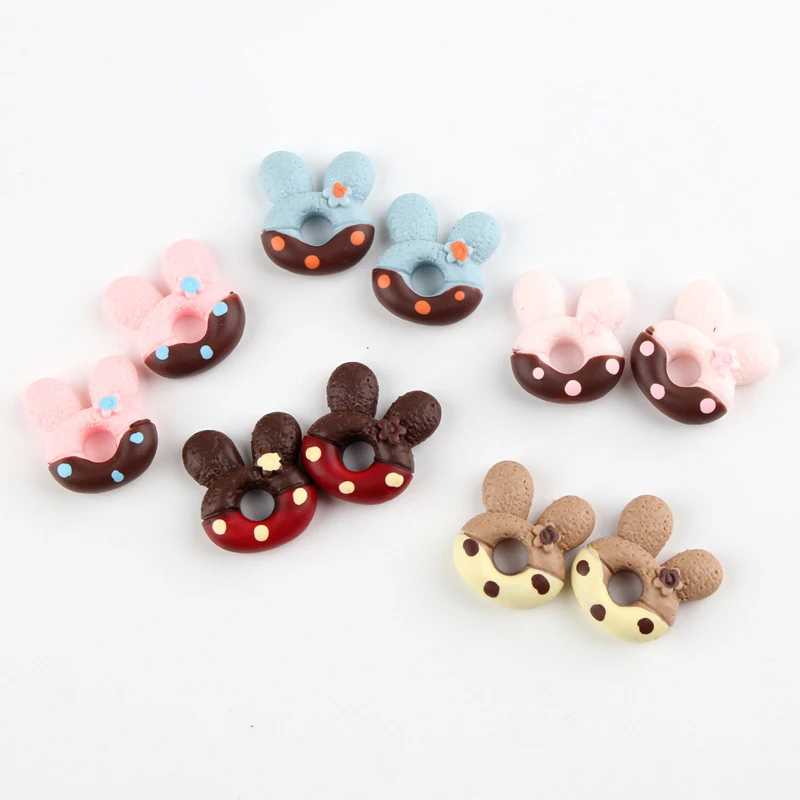 20 шт милые Мультяшные защитный блоки для мебели пончики полимерные Стразы