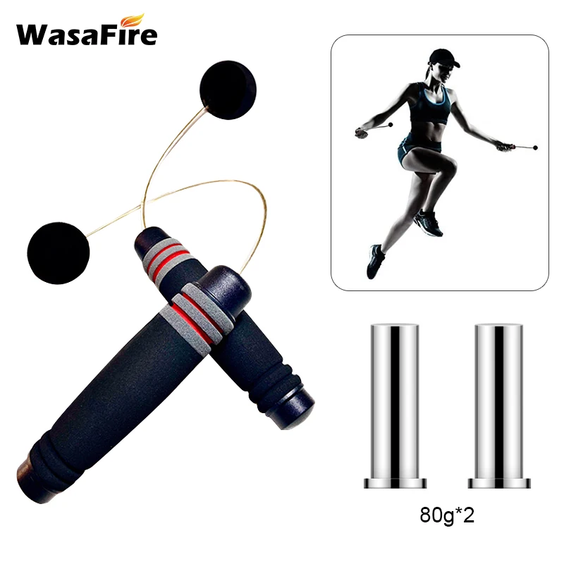 

Ropeless Jump Rope Weighted Cordless Skipping Rope Indoor Gym Bodybuilding Training Fitness Equipment Speed Ropes