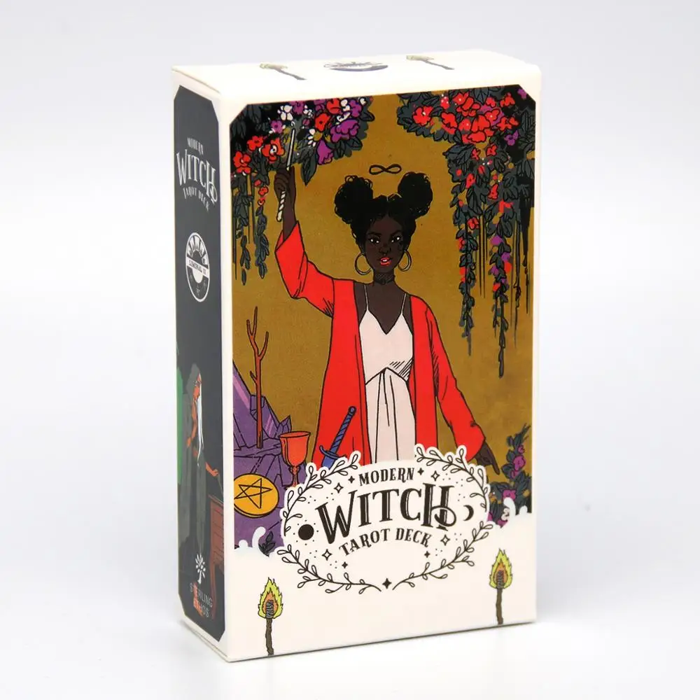 

The Modern Witch Tarot 78 Card Deck Paperback by Lisa Sterle Divination Game Mysterious Magical Traditional Wisdom Power